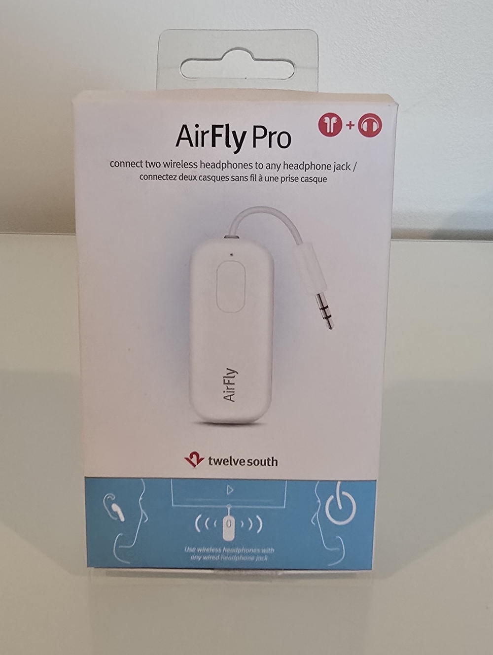 AirFly Pro Wireless Audio Adapter - White